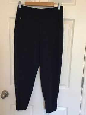 Athleta Black Pull-On Track Joggers